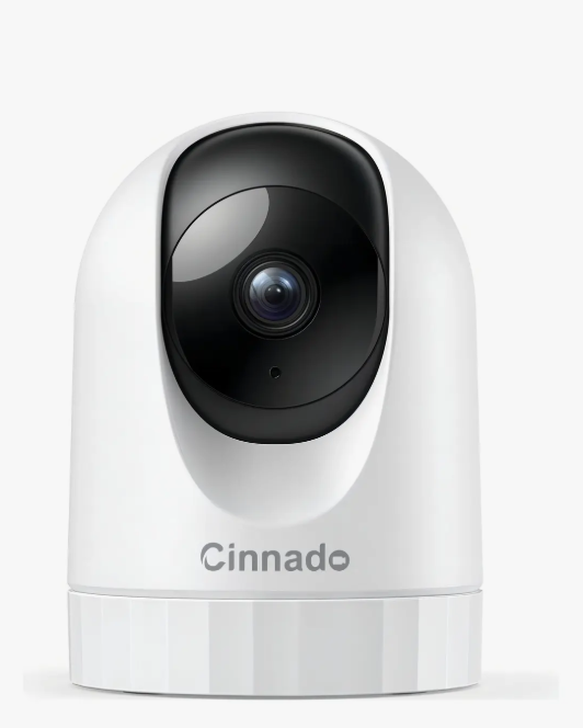 Cámara Seguridad 2k Robótica inalámbrica 360 Wifi APP - MicroSD 16GB - Fuente de poder Incluida - Color Blanco - Envío gratis.